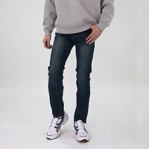 otgrim 남성용 스크래치워싱 스판 일자 기모 팬츠 DV7015