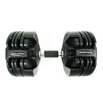 플러그피트니스 트위스트락 무게조절덤벨 20kg, 1개