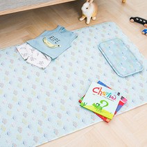 jellypop 3D 에어매쉬 아기 매트, 오션플라워