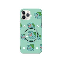 포켓몬스터 큐티 패턴 슬림 휴대폰 케이스 + 허브톡