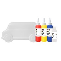 스노우키즈 드로잉카 버스 + 감성 물감 140ml x 3종 + 70ml 펄 세트