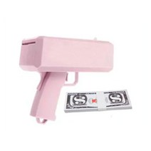 무지 머니건 파티소품, 핑크, 1개