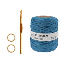 야나 르네상스 젤로백 뜨개실 DIY 패키지, 17 인디블루