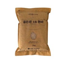 골드퀸 3호 현미, 4kg, 1개