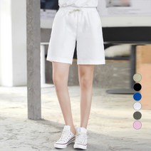 단군디어로라 여성용 허리밴딩 스판 반바지