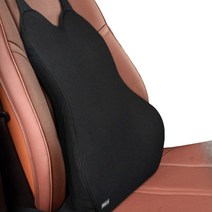 어반카 차량용 라텍스 메모리폼 등받이쿠션 일반형, 블랙