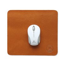 테드브라운 고퀄리티 가죽 마우스패드 미니, 브라운, 1개