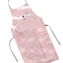 아망떼 마이핀 레빗 옥스포드 앞치마 FREE, 핑크, 1개