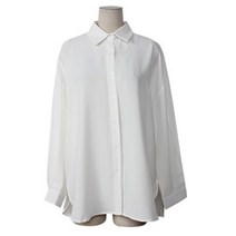 파우즈 베이직 루즈 블라우스 BL3918K12