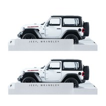 킨스마트 지프 랭글러 JL 하드탑 그레이스케일 1:34 다이캐스트카 2p, 랜덤발송