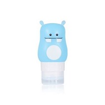 MEO 여행용 애니멀 실리콘 용기 50ml, 하마, 1개