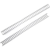 삼은파트너스 3:1 트윈 와이어링 100개입, 12.7mm, 은색