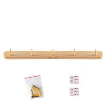 러브트리스 원목 벽걸이 행거 5구 특대형, 특대형(5구), 1개