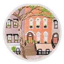 블루링 프랑스 자수 DIY 패키지, 여름 학교, 1개