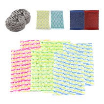 광수세미 6p 랜덤발송 + 스테인레스 수세미 2p + 은사 수세미 2p + 울스텐 수세미 2p 세트, 1세트