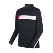 PGA투어 남성용 스윙밸런스 컬러배색 티셔츠 L211TL102P