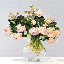 피포페인팅 명화 그리기 DIY 세트, 투명 화병