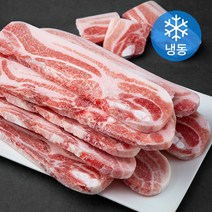 국제식품 국내산 돈삼겹살 구이용 1cm (냉동), 1kg, 3개