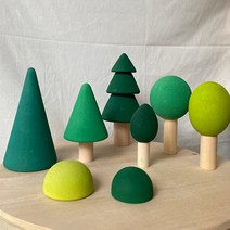 토이엔플레이 유아용 발도르프교구 New 포레스트 촉감발달완구 시리즈 8종, 혼합색상