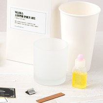 뒤나미스 소이캔들 만들기 세트 불투명용기 라임바질 앤 만다린, 1세트