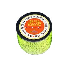 엠에스캠핑 MS 고강도 고휘도 반사 가이라인 텐트로프, 형광색 + 고휘도 반사 + 검음띠