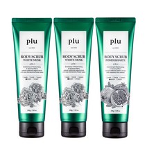 플루 오리지널 바디스크럽 화이트 머스크 200g x 2p + 석류 200g 세트, 1세트