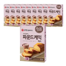 큐원 홈메이드 파운드케익믹스, 500g, 10개
