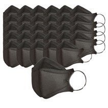 국대마스크 황사 미세먼지 마스크 3D 중형 KF94, 5개입, 6개, 검정색