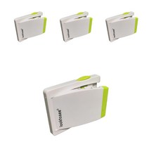 미스터마켓 미닫이문 슬라이딩도어 안전 유리 창문 잠금장치 그린, 4개