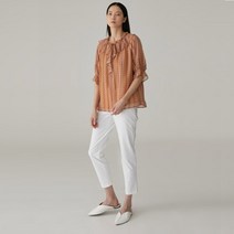 올리비아로렌 넥스모킹 프린트 블라우스 VOCNSXM5431