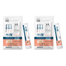 시니멀 캣수프 이뮨 5스틱, 치킨 + 연어 혼합맛, 50g, 2개