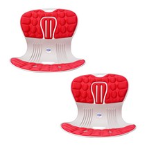 카이로핏 자세 교정 의자 2p, 레드