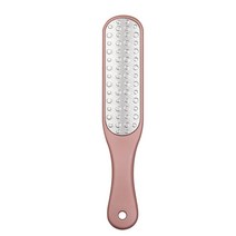 정원전산 양면 스테인레스 발각질제거기 핑크 JWF-02L, 1개, 1개