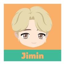 아이러브페인팅 TinyTAN DIY PAINTING 25 x 25 cm, Jimin
