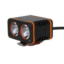 T6 USB 듀얼 부엉이 더블 자전거 라이트, 혼합색상, 1개