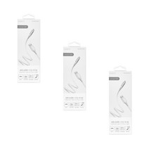 엘레컴 퀄컴3.0고속충전 C타입 슈퍼소프트 케이블 EK-AC0312WH 3p, 화이트, 1.2m