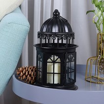 오브리 인테리어 캔들홀더 캐슬, 블랙A