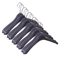 리빙선생 남여공용 정장 자켓 옷걸이, 블랙, 10개입