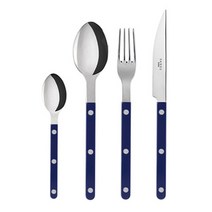 사브르 비스트로 디너 스푼 + 디너 포크 + 디너 나이프 + 티스푼 세트, 네이비