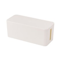 오브민 콘센트 멀티탭 정리함 화이트 대형, 1개