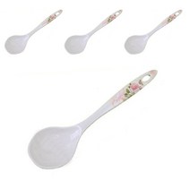 우리집편한 퀸로즈 볶음주걱 소형, 화이트, 4개