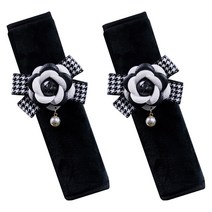 MEO 리본 안전벨트 커버, 플라워, 2개