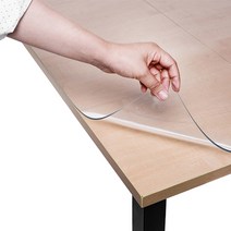 쾌청 이케아 락캅텐 미트바크 책상 전용매트, 투명