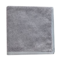 맘스네이처 유아용 대나무 밤부 무지 세안타올, 그레이, 1개