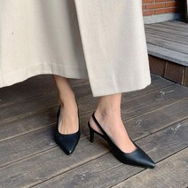 스틸레토 밴딩 슬링백힐 7cm