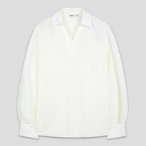 미쏘 여성용 셔츠카라 풀오버형 블라우스