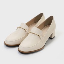 소보제화 여성용 에그토우 로퍼 힐 펌프스 구두 4cm 21FYG547