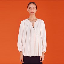 분더캄머 Pleats Satin Blouse