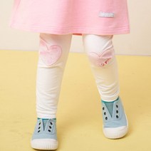 젤리스푼 여아용 하트벨벳 레깅스
