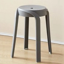 예스쓰리유통 SKW 북유럽 간이의자 캔디 스툴, 그레이, 1개